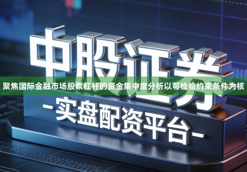 聚焦国际金融市场股票杠杆的资金集中度分析以可检验约束条件为核