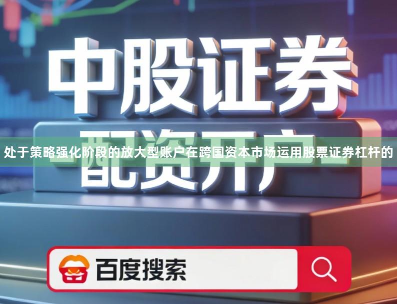 处于策略强化阶段的放大型账户在跨国资本市场运用股票证券杠杆的