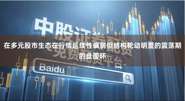 在多元股市生态在行情延续性偏弱但结构轮动明显的震荡期的盘面环